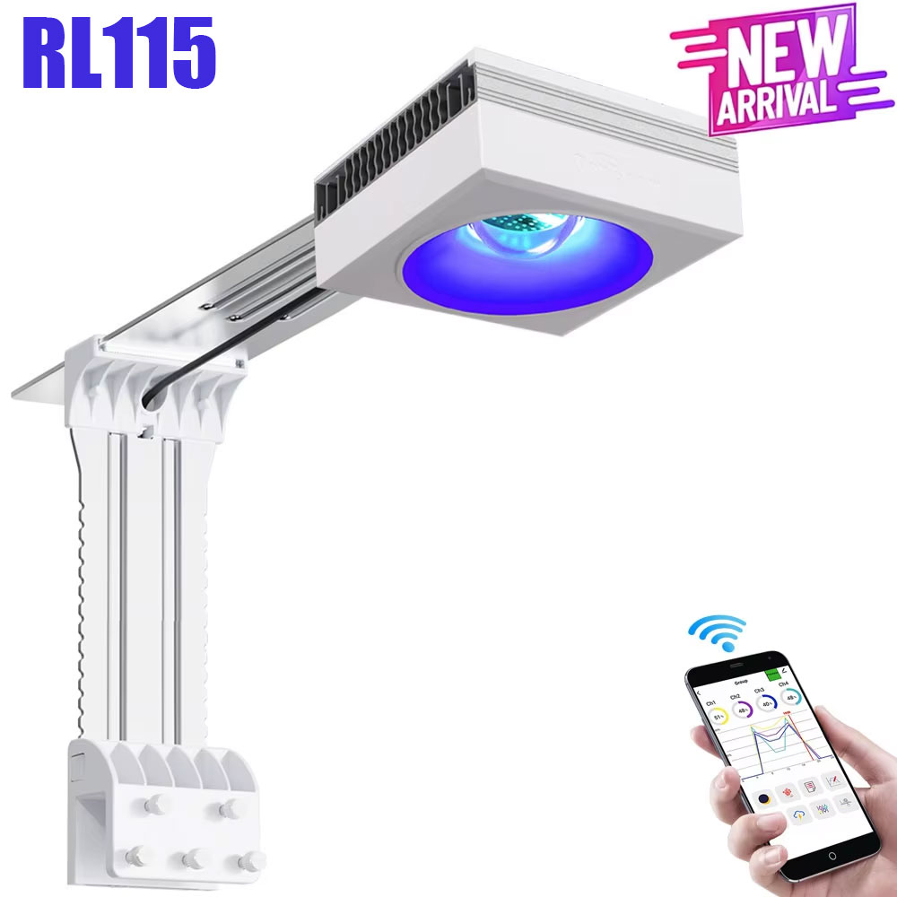 Reef Lighting - Lampu Akuarium WiFi PopBloom RL115 BARU