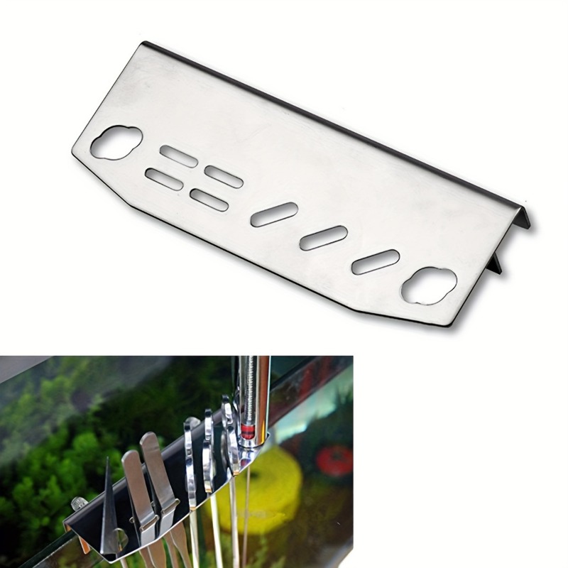 Marine Aquarium - Pemegang alat pembersih akuarium Stainless Steel,