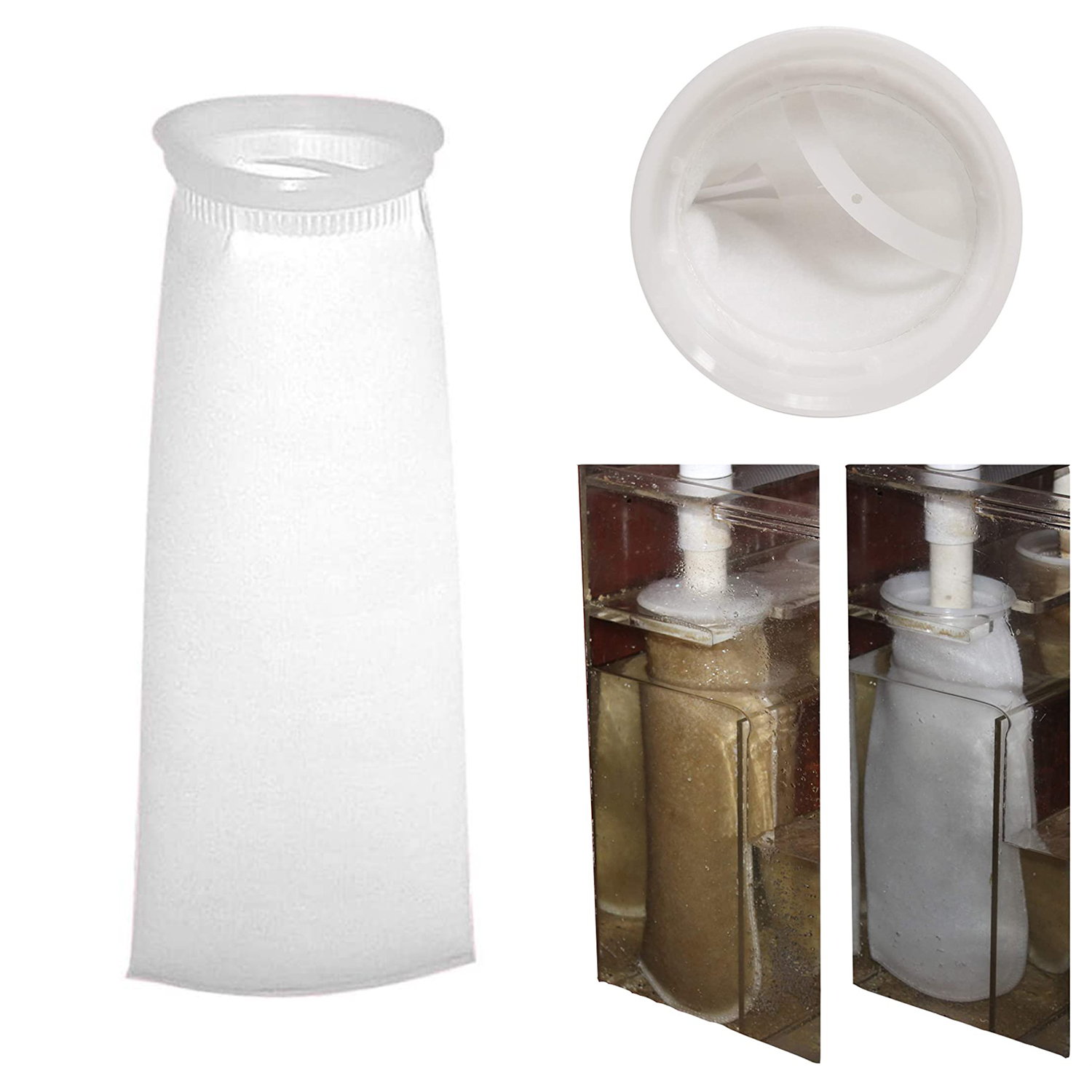 Reef Tank Filter - Tas penyaring akuarium kaus kaki tangki
