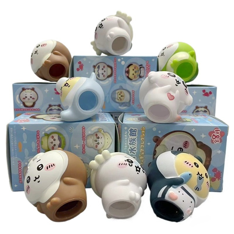 8pcs/Box Figurin Akuarium Chii - Marine Aquarium ulasan dan harga