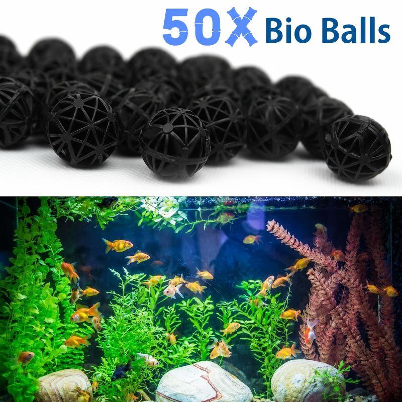 50 Buah Bola Filter Bio Akuari - Marine Aquarium ulasan dan harga