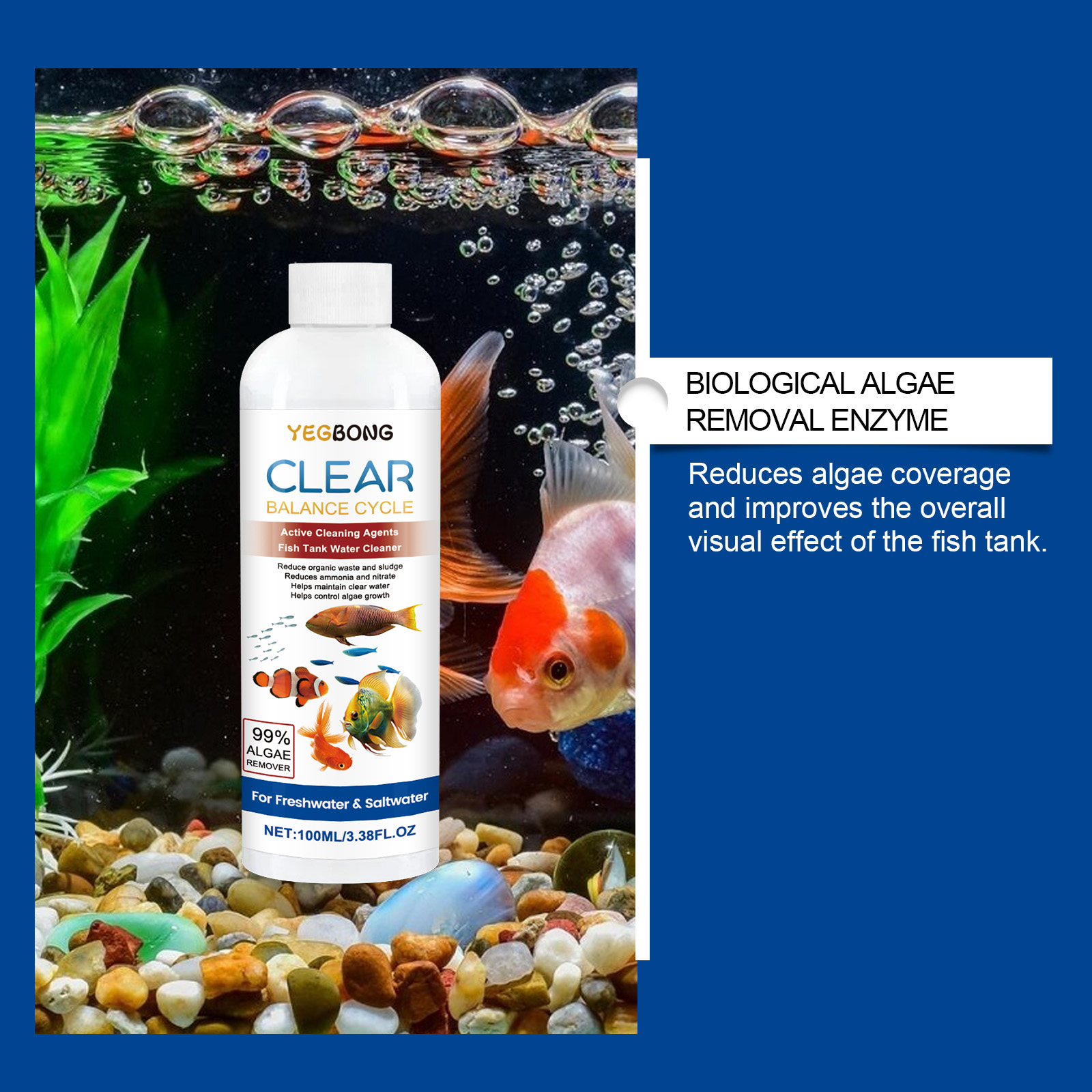 Klarifikasi Air Akuarium 100Ml - Saltwater Tank ulasan dan harga
