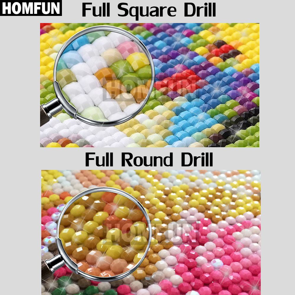 HOMFUN Persegi Penuh/Bor Bulat - Marine Coral ulasan dan harga
