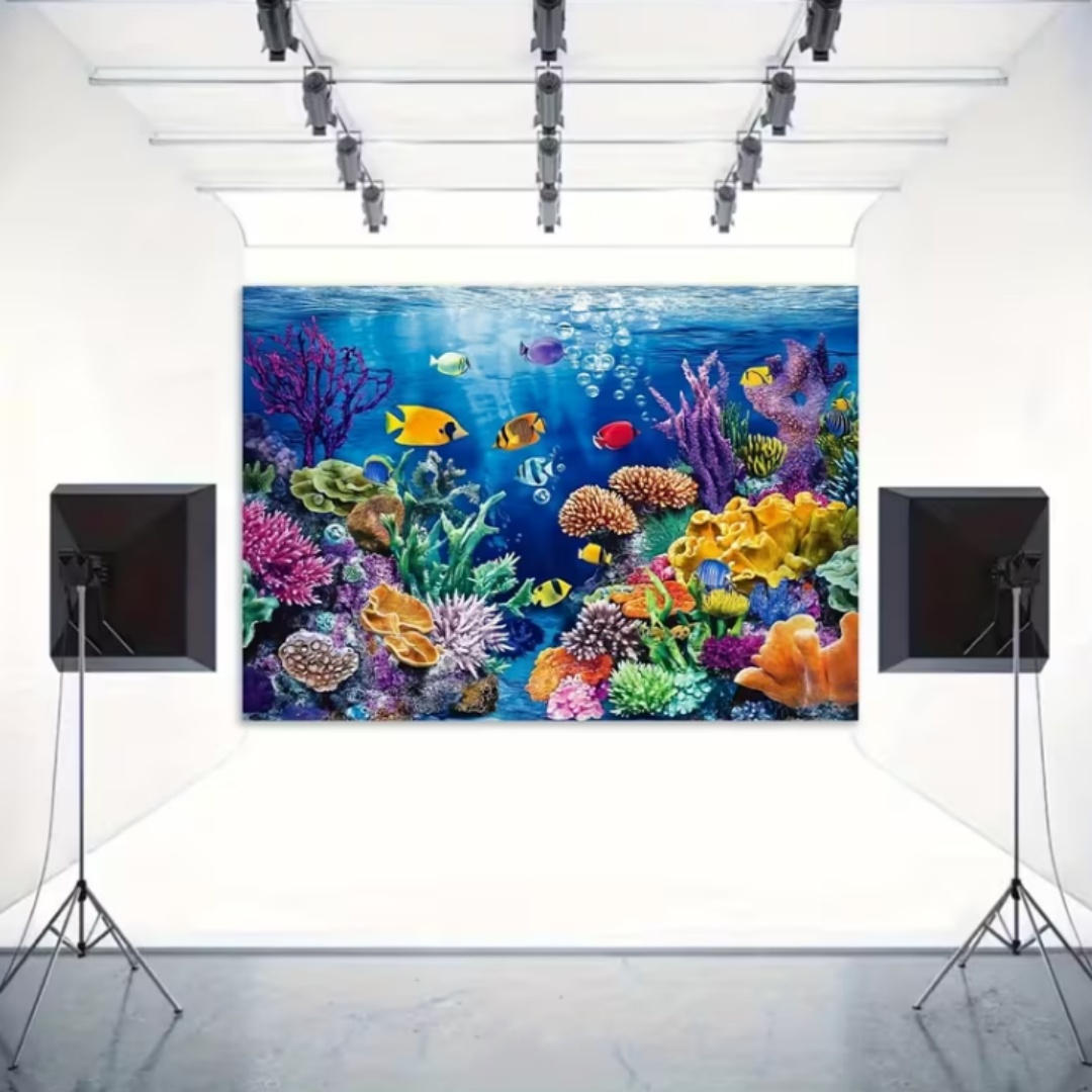 Dekorasi Latar Belakang Tema K - Aquarium Marine World ulasan dan harga